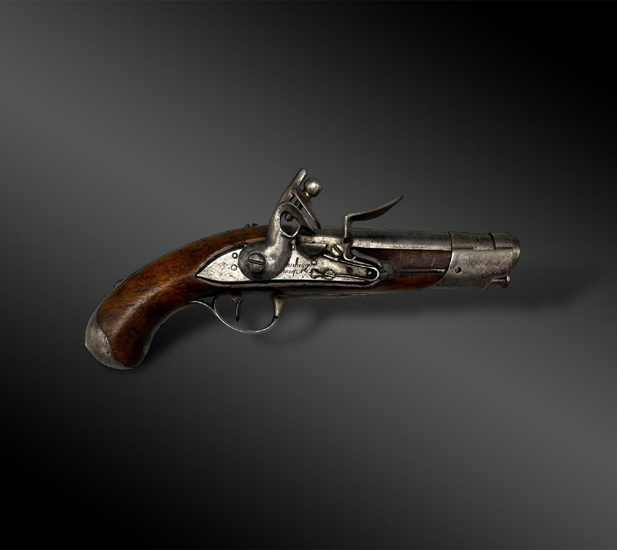 Gendarmerie Pistol Model Year Ix, Manufacture Nationale De Maubeuge - France - 19th Century