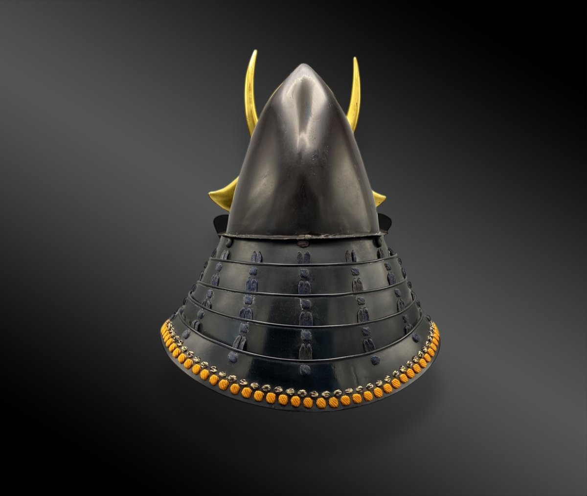 Ensemble Casque De Guerre Appelé Kabuto Avec Mempo Et Maedaté Oni. Japon Période Edo 1603–1868-photo-4