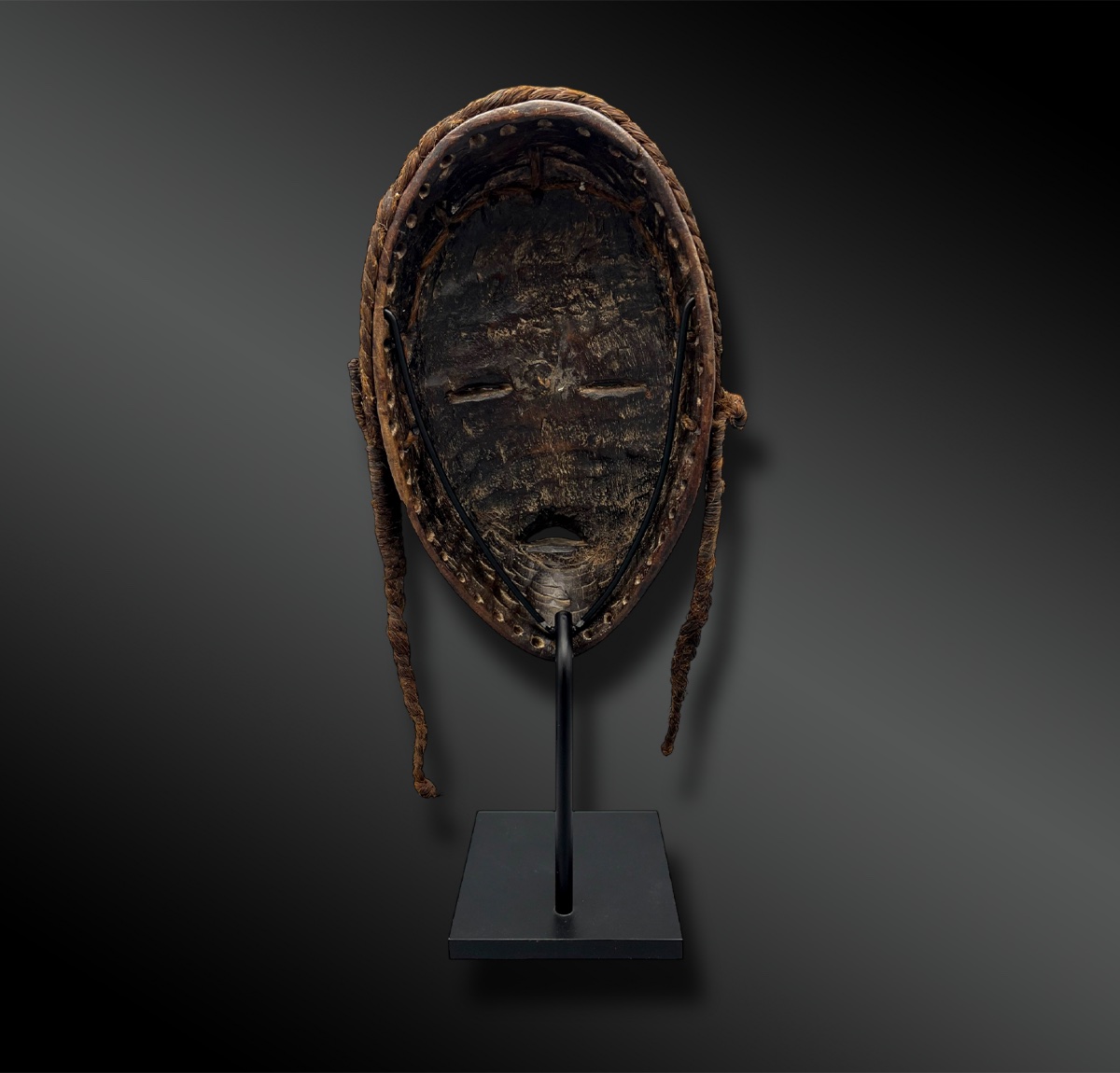 Masque Anthropomorphe Appelé Tangagle-culture Dan, Côte d'Ivoire -premier Quart Du XXème Siècle-photo-4