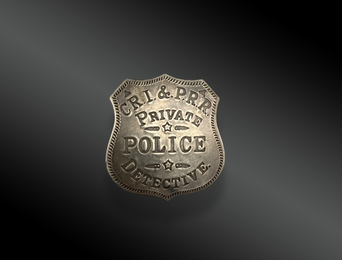 Sheriff Badge "police" Private Detective United States, Circa 1900