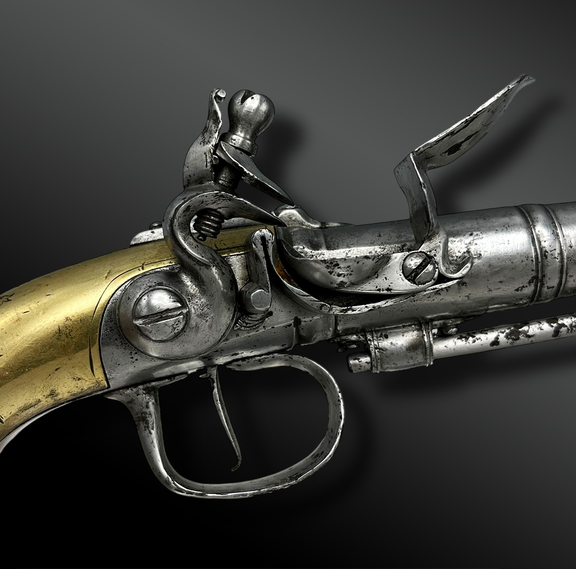 Pistolet à Coffre - Maastricht, Pays-bas - XIXème Siècle-photo-2