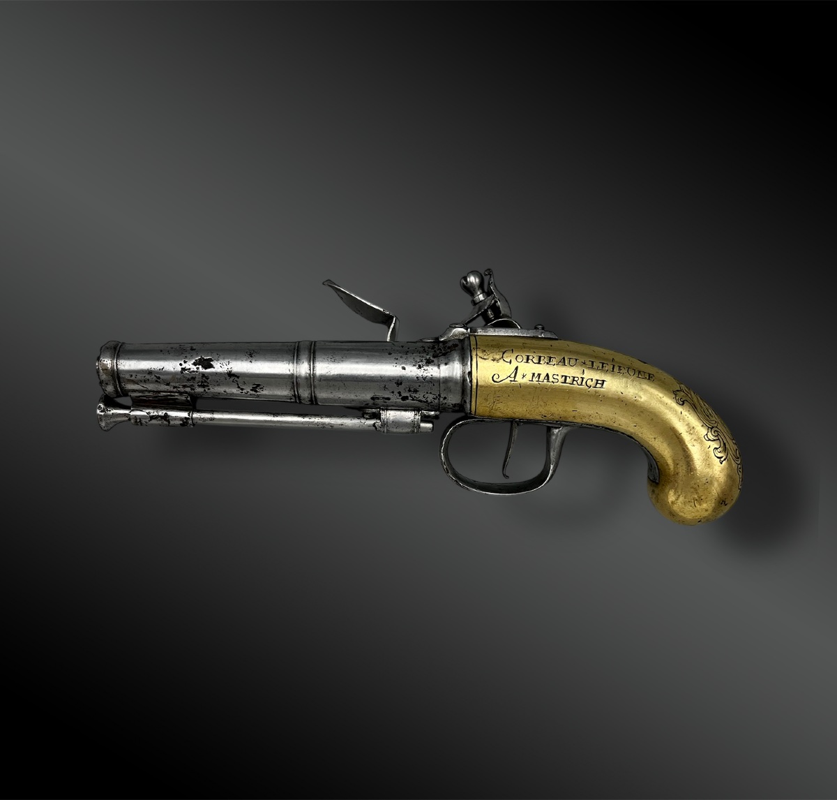 Pistolet à Coffre - Maastricht, Pays-bas - XIXème Siècle-photo-4