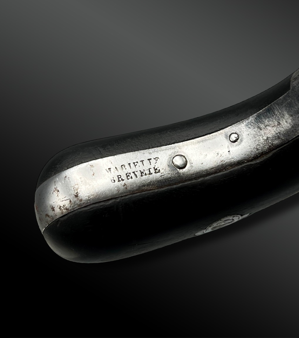 Revolver Poivrière Signée Mariette - Liège, Belgique - XIXème Siècle-photo-4