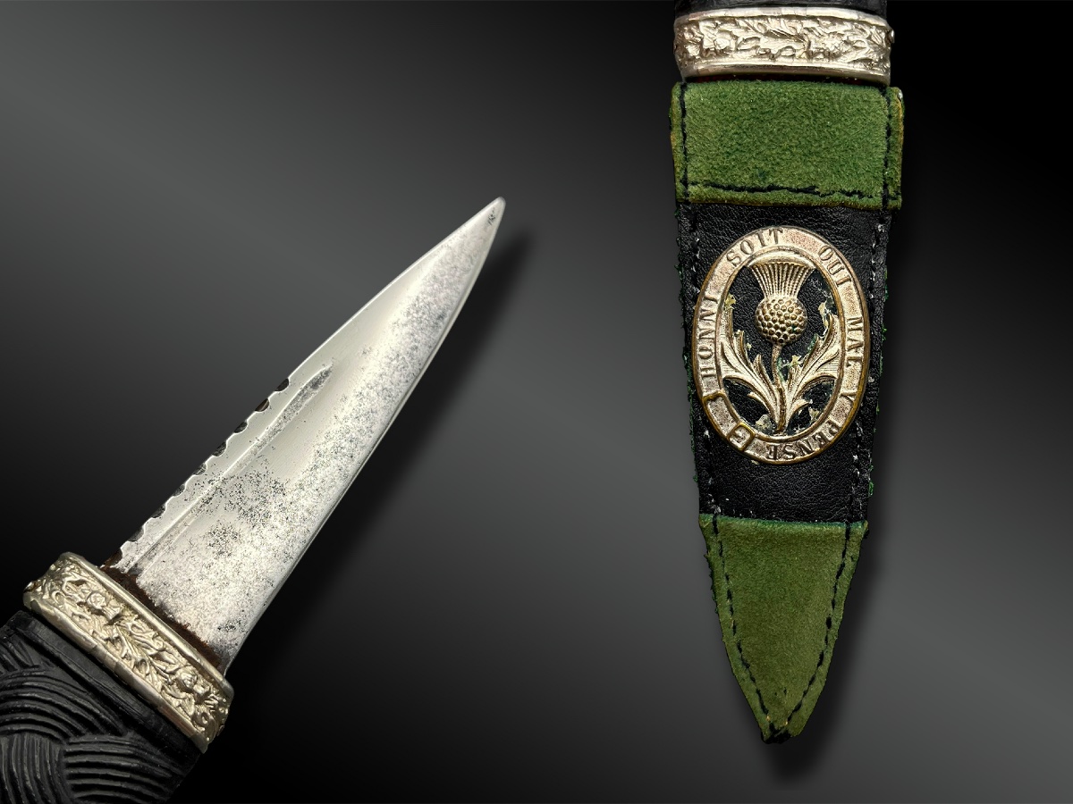 Knife Called Sgian Dubh - Scotland - Early 20th Century-photo-3