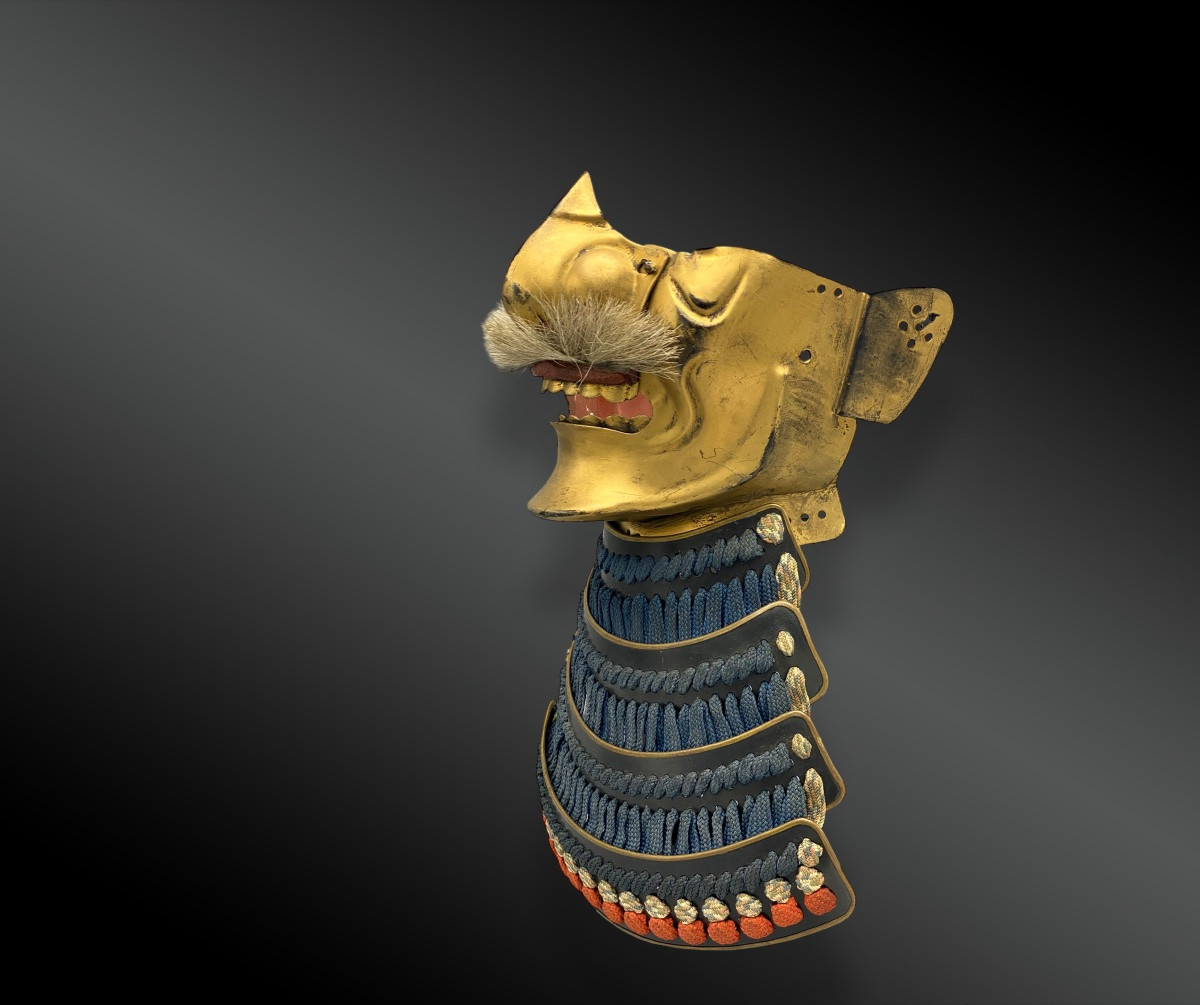 Face Protection Called Menpō Japan, Showa Period -photo-2