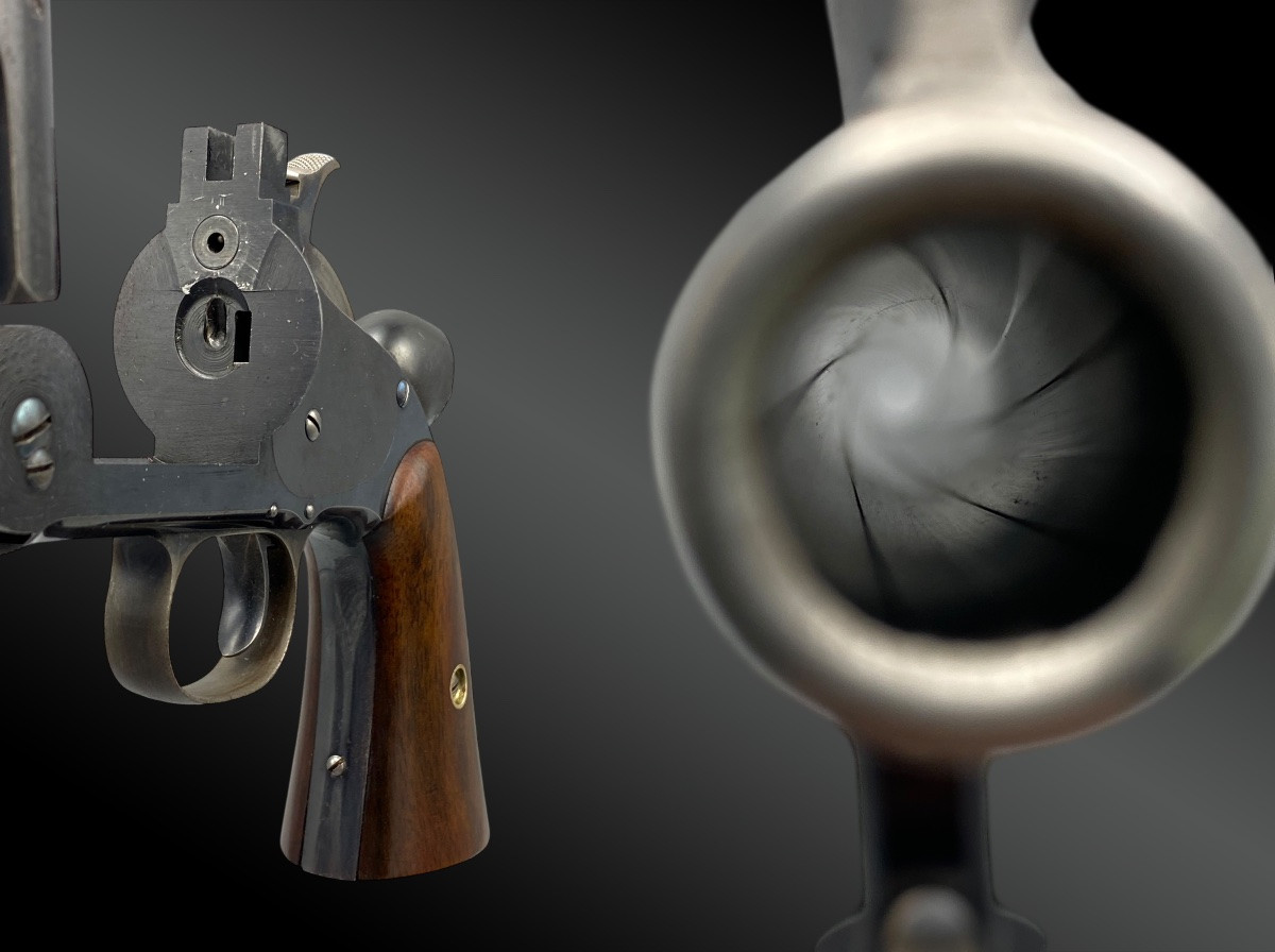 Coffret Revolver Smith et Wesson N°3 avec crosse additionnelle, fini par Gastinne Renette. -photo-6