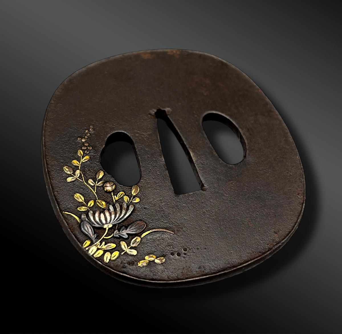 Tsuba Naga Maru Gata - Japan - Edo Period (1603-1868)-photo-1