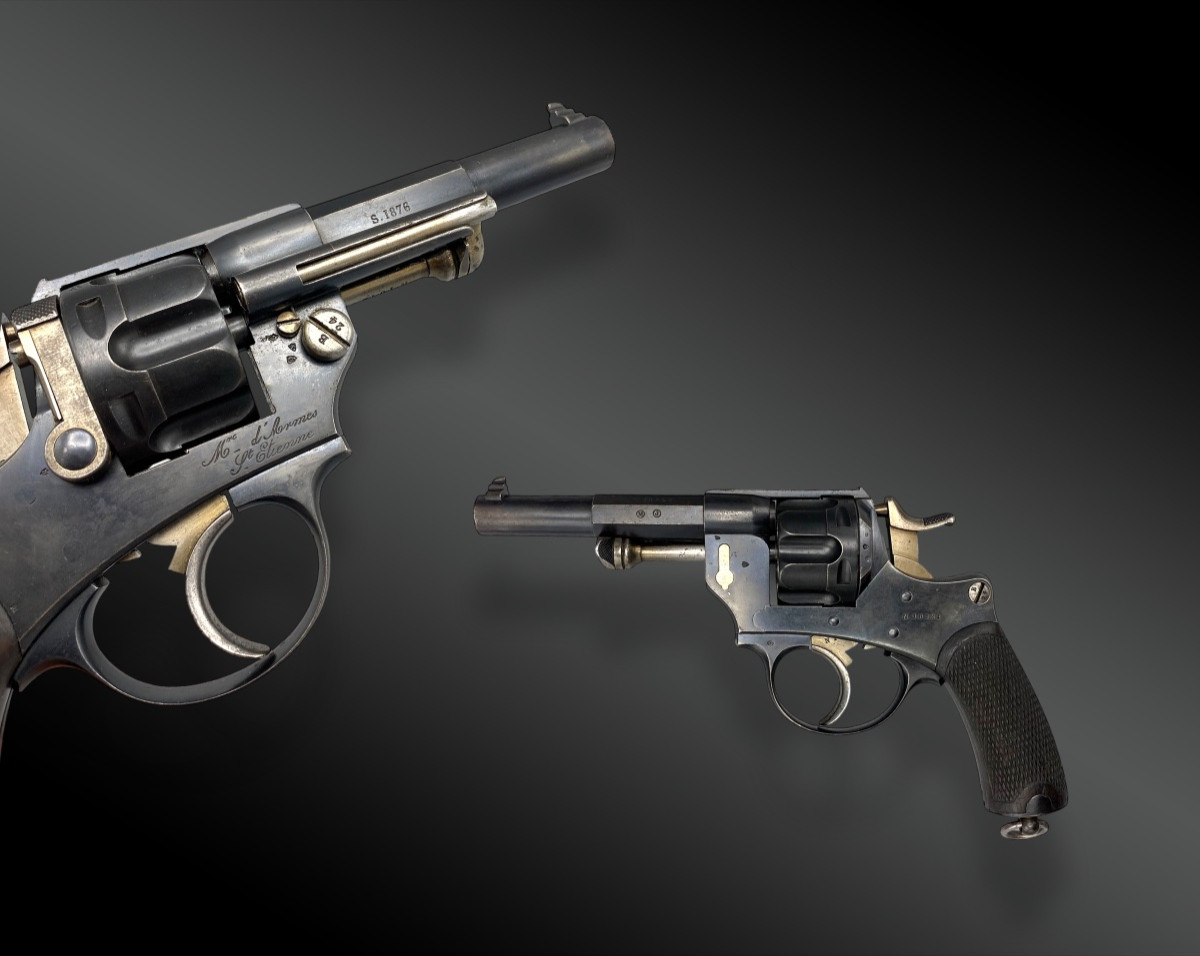 Regulation Revolver Model 1874 For Officers. France, Year Of Manufacture 1876-photo-2