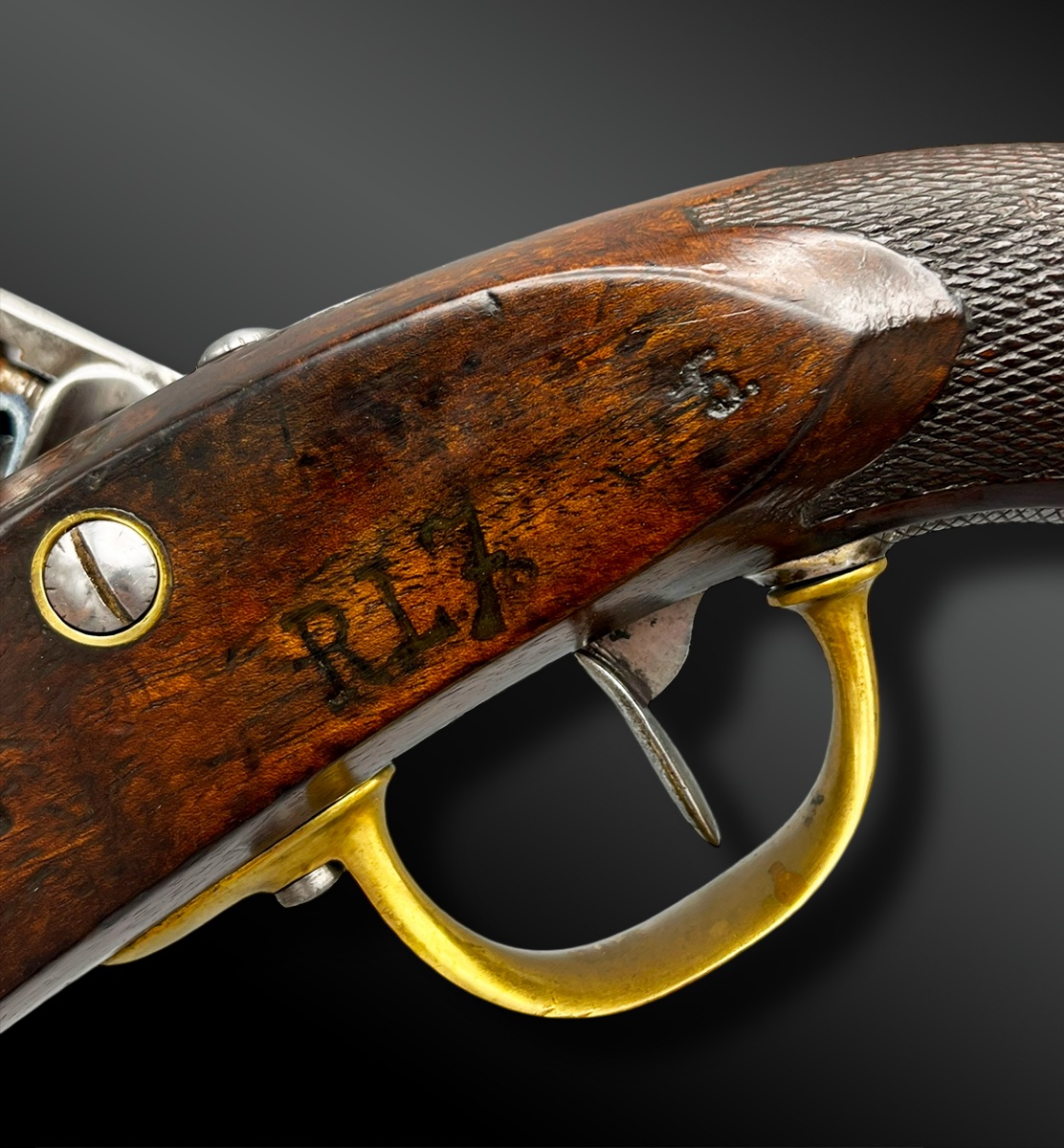 PISTOLET d’officier modèle 1816 - France - XIXème siècle-photo-3
