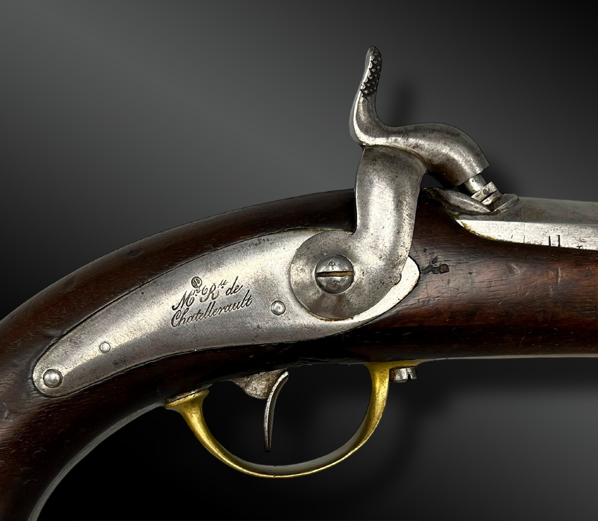 Naval Pistol, Model 1837, First Type - France - 19th Century-photo-3