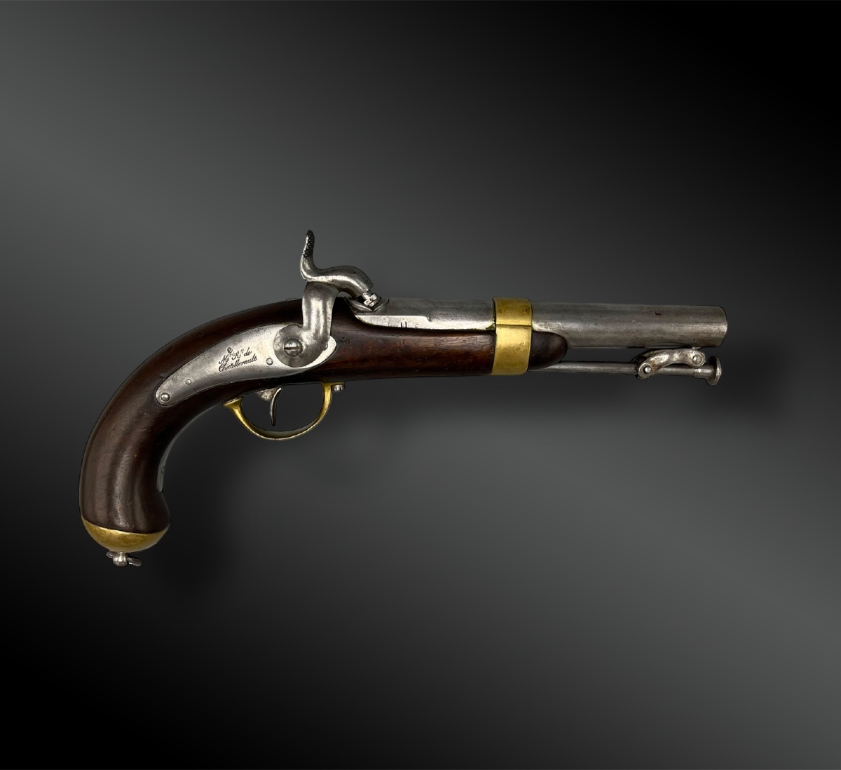 Naval Pistol, Model 1837, First Type - France - 19th Century