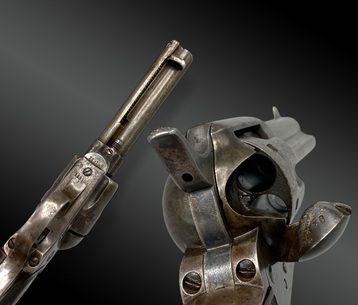 REVOLVER COLT SINGLE ACTION ARMY dit « PEACEMEAKER»  États-Unis, fabrication de 1891-photo-4