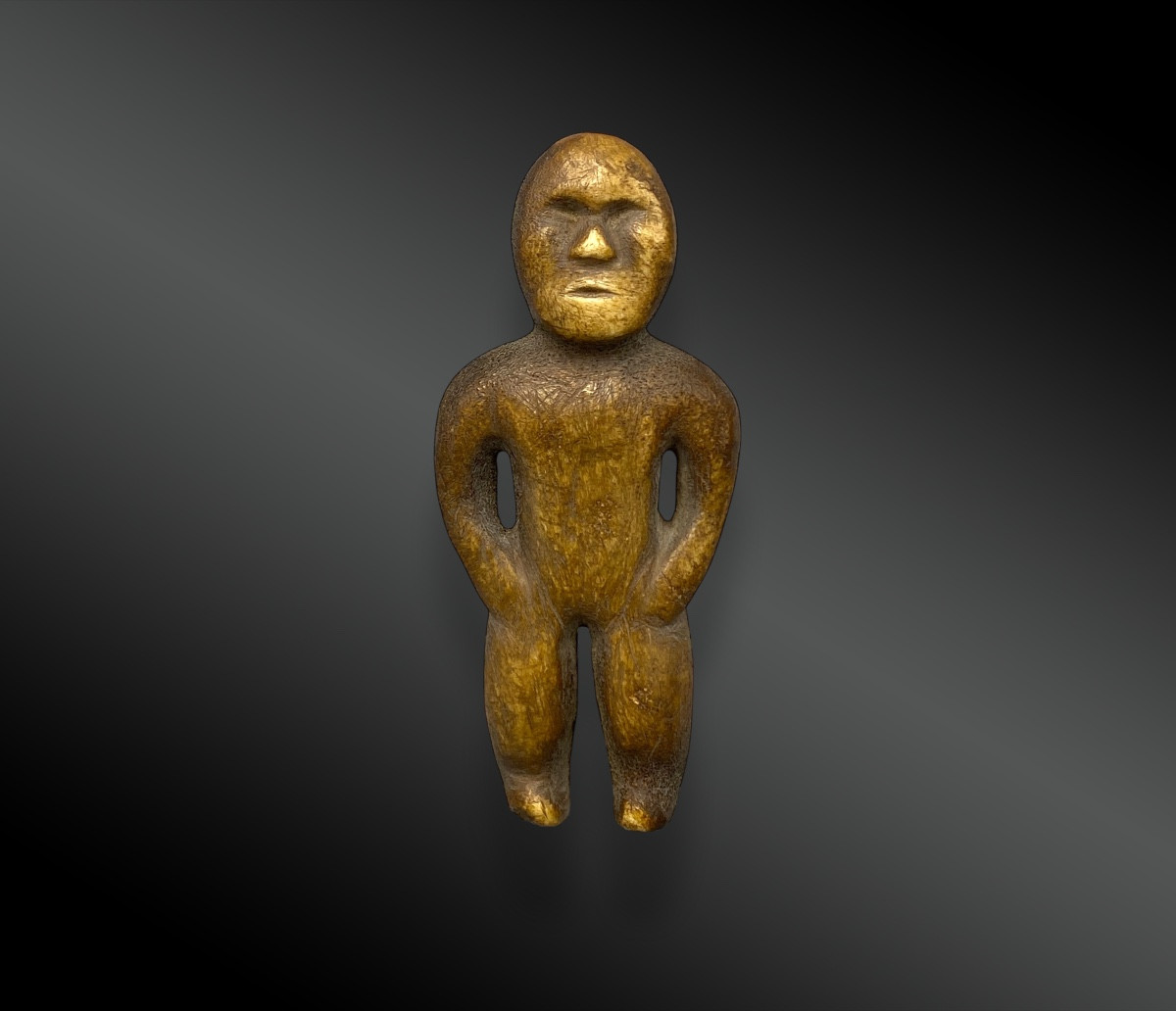 STATUETTE ANTHROPOMORPHE Culture Inuite, Alaska
