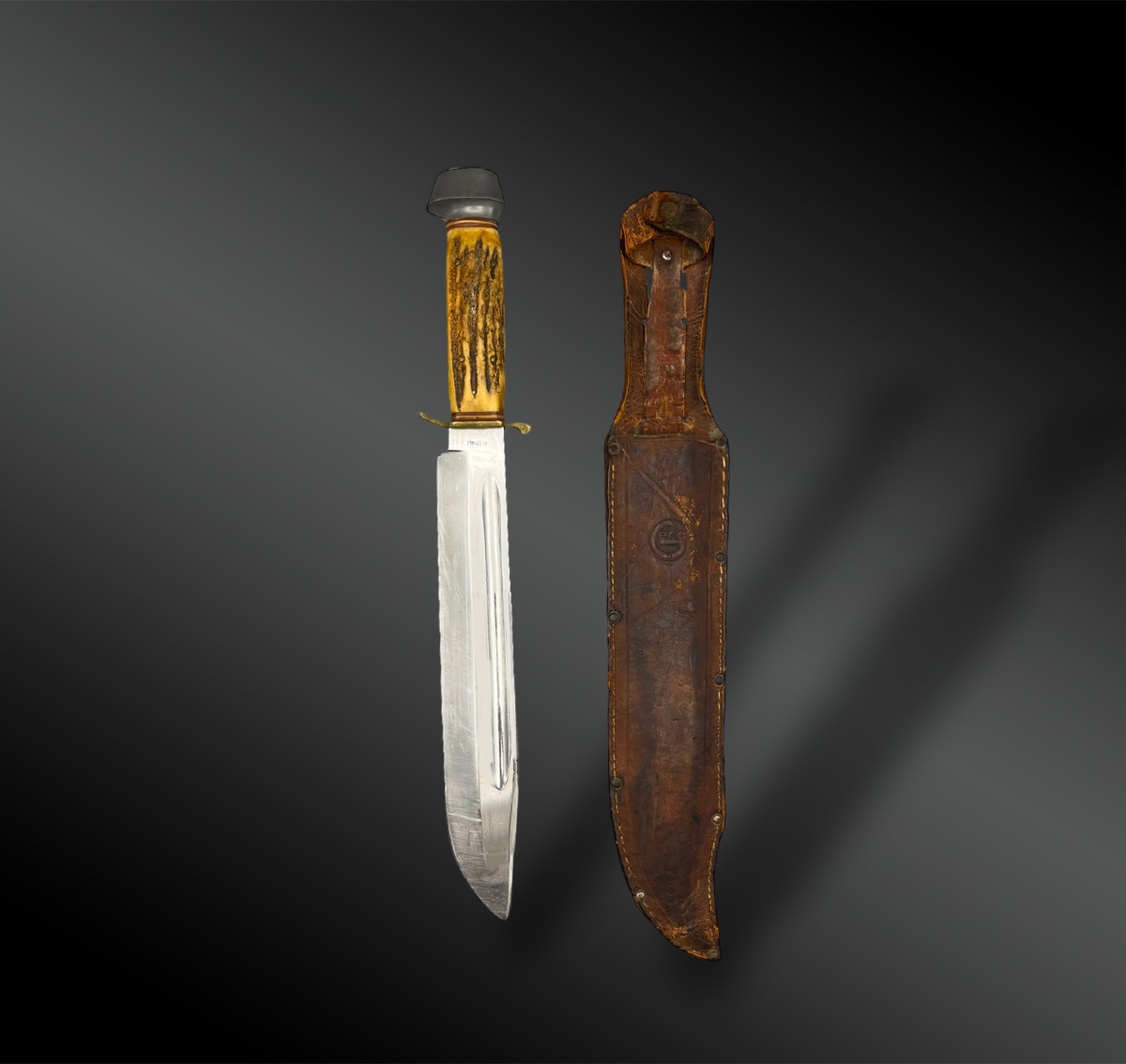 COUTEAU de type Bowie - Allemagne - Début du XIXème siècle