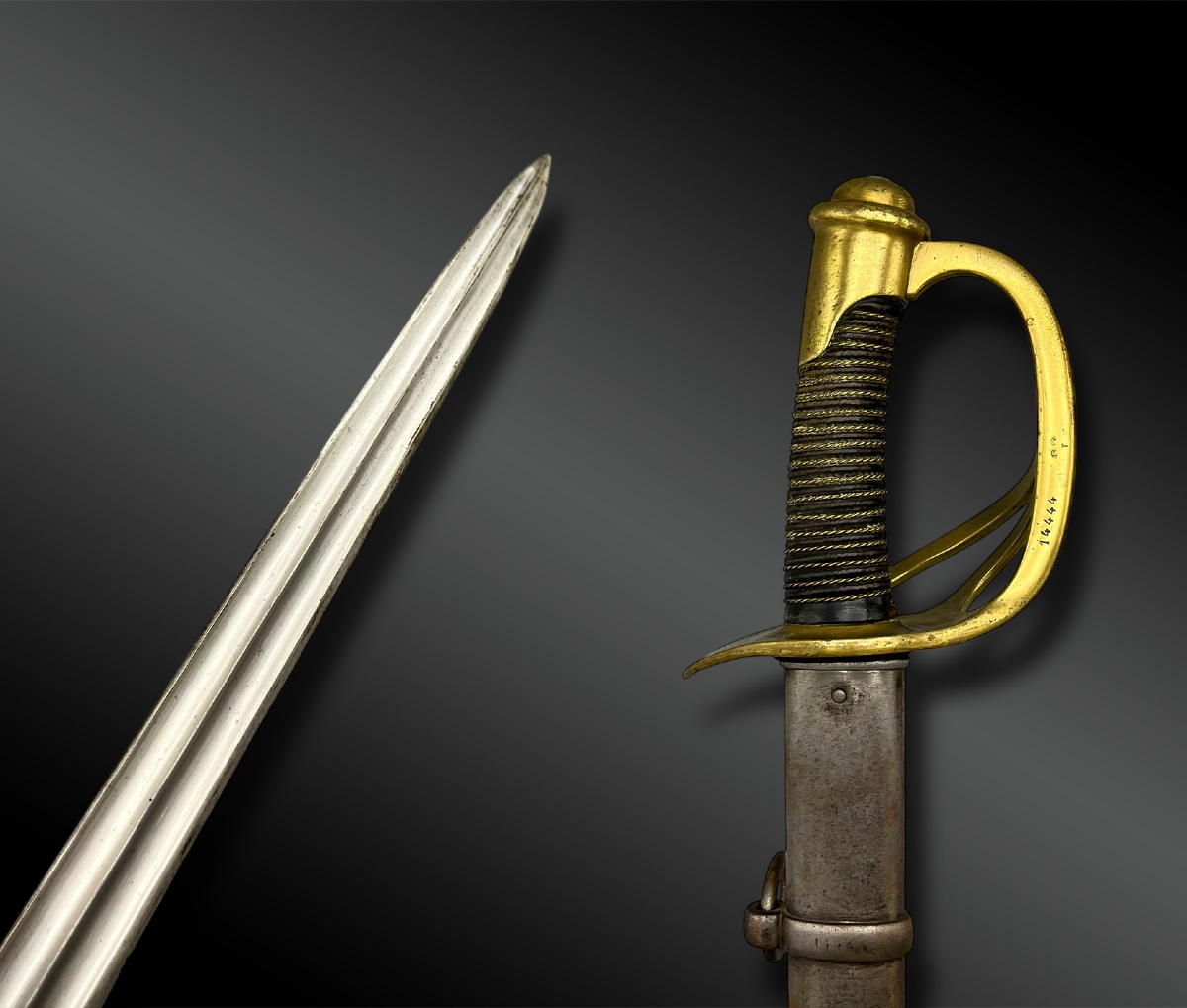 SABRE de dragons, modèle 1882 - France - XIXème siècle-photo-3