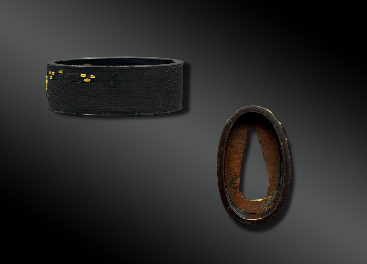 ENSEMBLE Fuchi Kachira - Japon - Période Edo (1603-1868)-photo-2