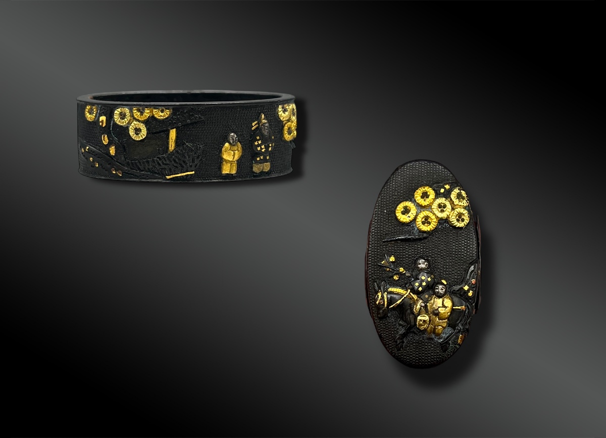 ENSEMBLE Fuchi Kachira - Japon - Période Edo (1603-1868)