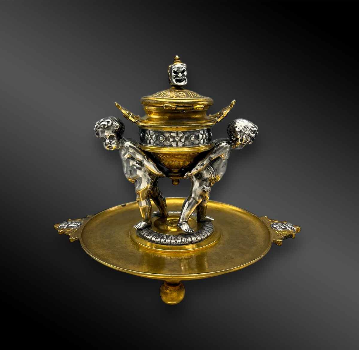 Desk Inkwell - Europe - 19th Century-photo-2