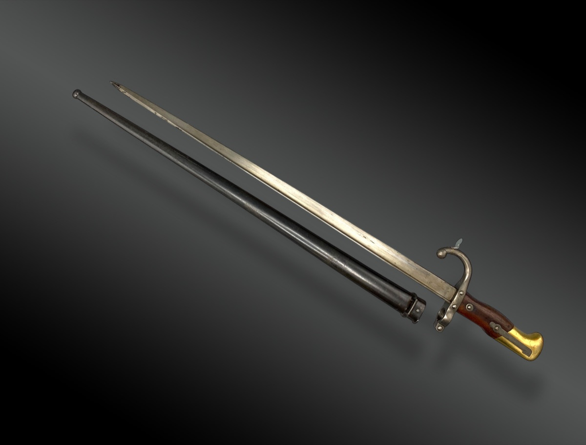 EPEE-BAÏONNETTE Gras modèle 1874 – TULLE Avril 1881 avec fourreau France XIXème siècle