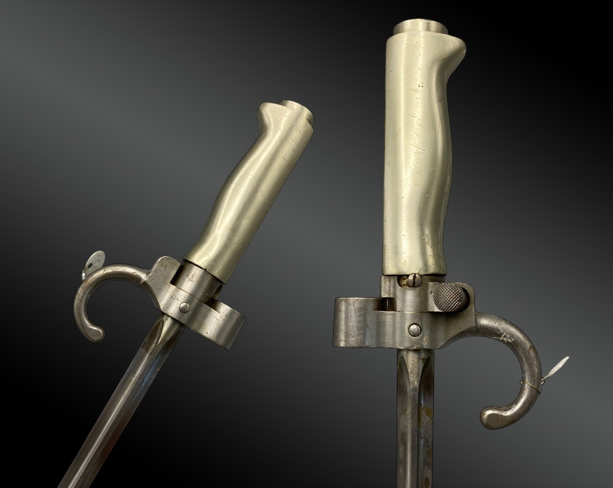 EPEE-BAÏONNETTE LEBEL modèle 1886 - avec fourreau France XIXème siècle-photo-2