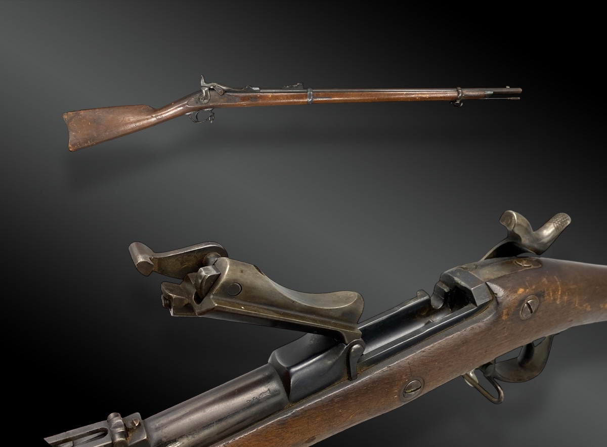 FUSIL SPRINGFIELD « TRAPDOOR », Modèle 1873, cadet rifle Etats-Unis, XIXème siècle