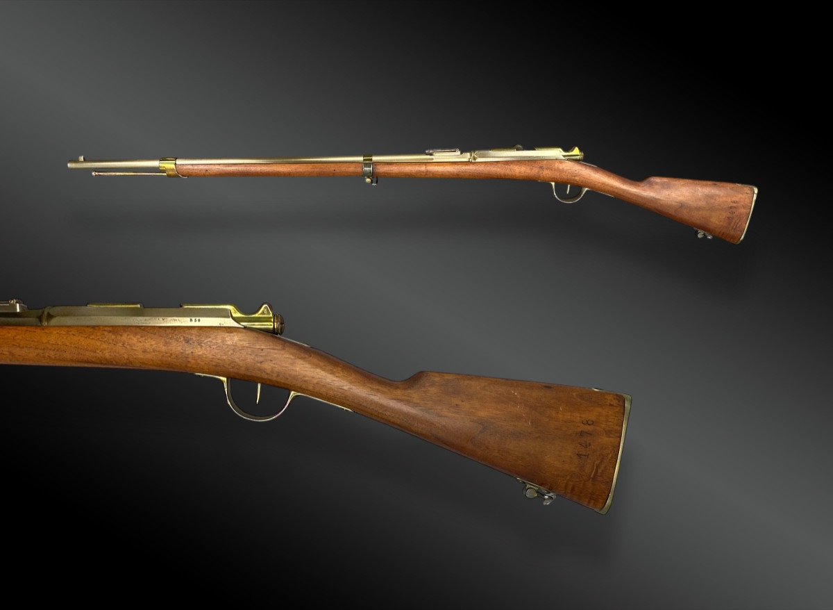 FUSIL SCOLAIRE de TYPE GRAS, de tir, Fabrication civile. France, XIXème siècle-photo-2