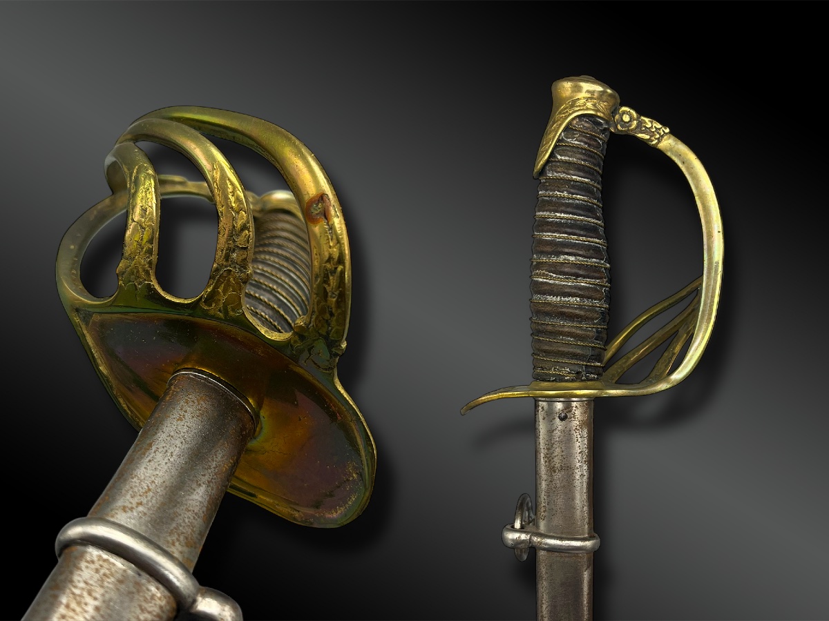 Child's Sword For A Dragoon Officer - France - 19th Century-photo-3