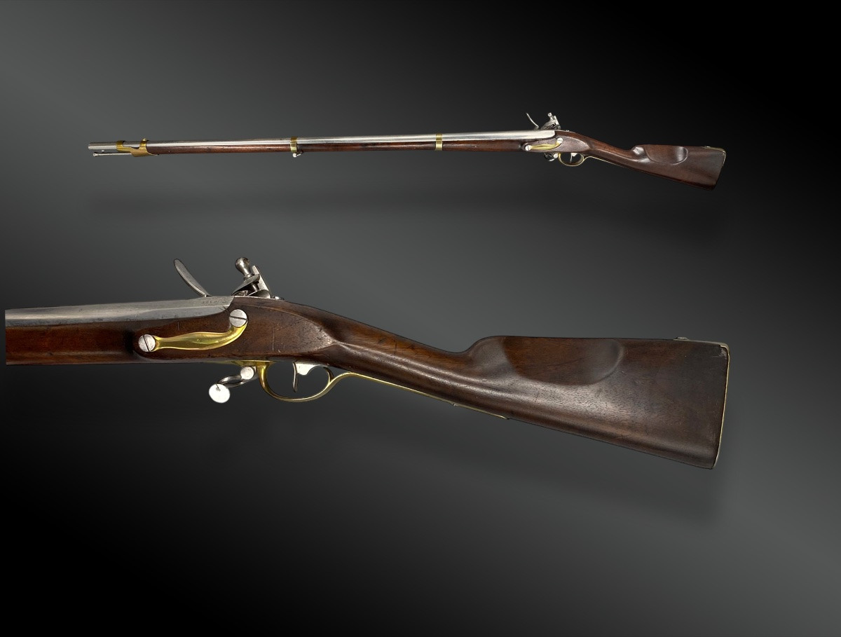 Fusil à silex des élèves des écoles Militaires, M. de VERSAILLES, modèle 1817.  -photo-2