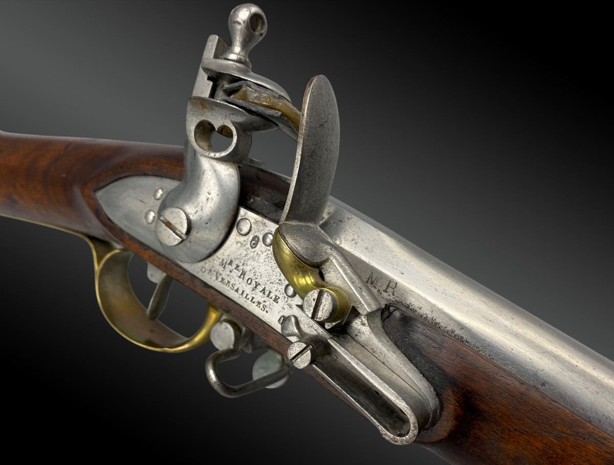 Fusil à silex des élèves des écoles Militaires, M. de VERSAILLES, modèle 1817.  -photo-3