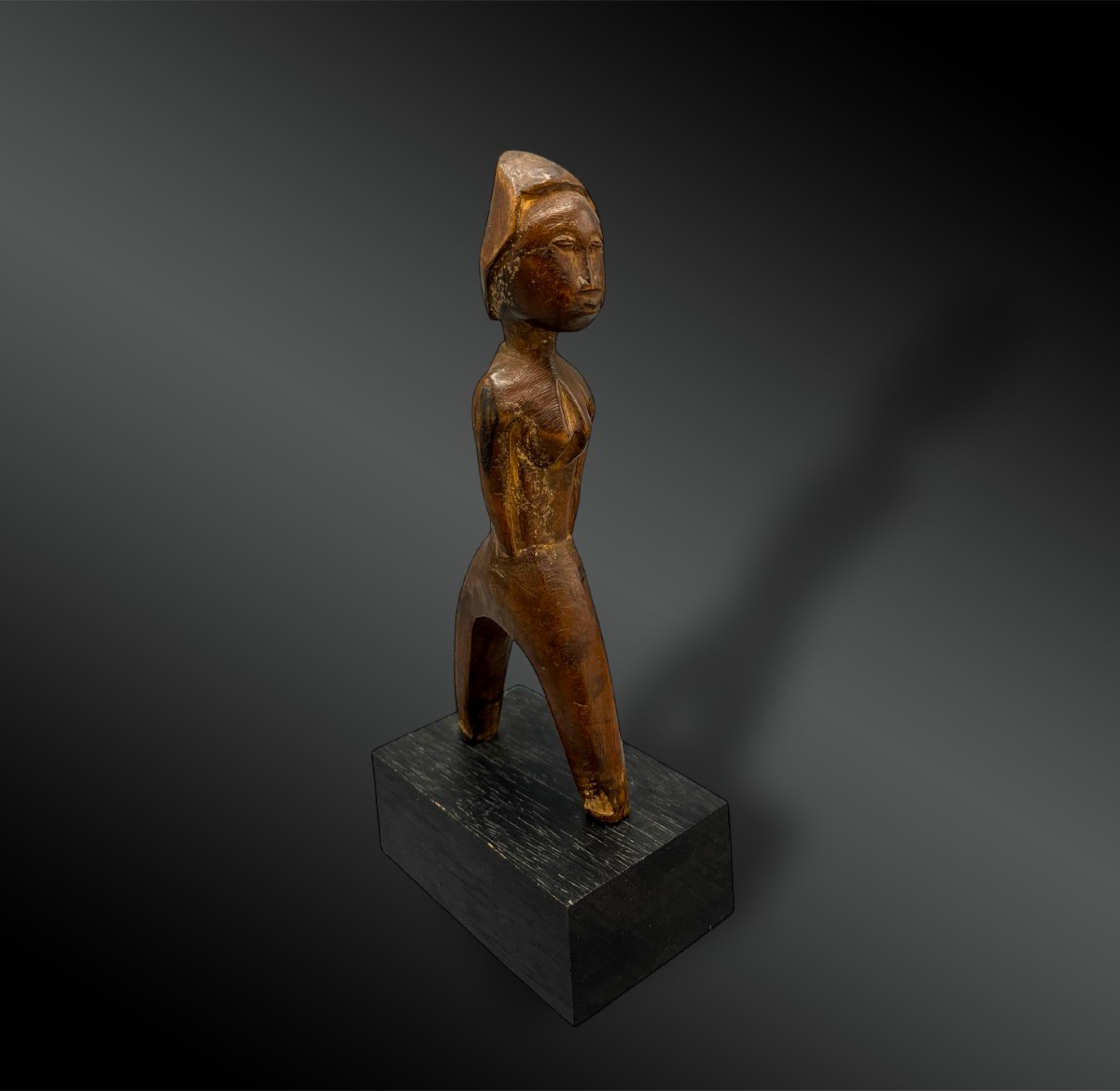 LANCE-PIERRE Culture Baoulé, Côte d'Ivoire Première moitié du XXème siècle Bois 