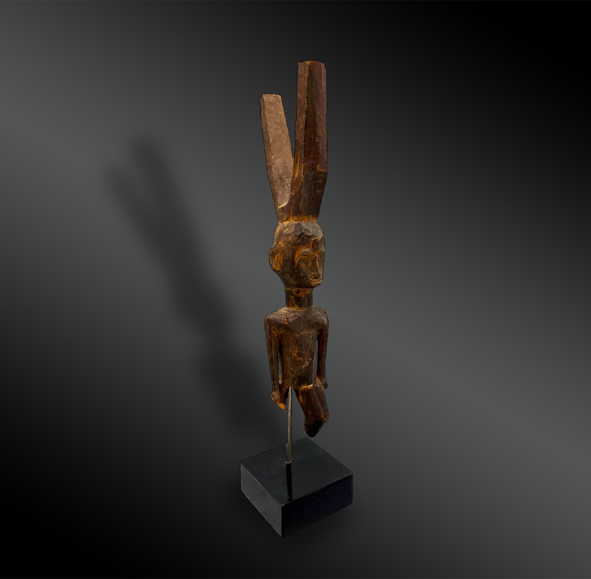Slingshot Baoulé Culture, Ivory Coast First Half Of The 20th Century Wood