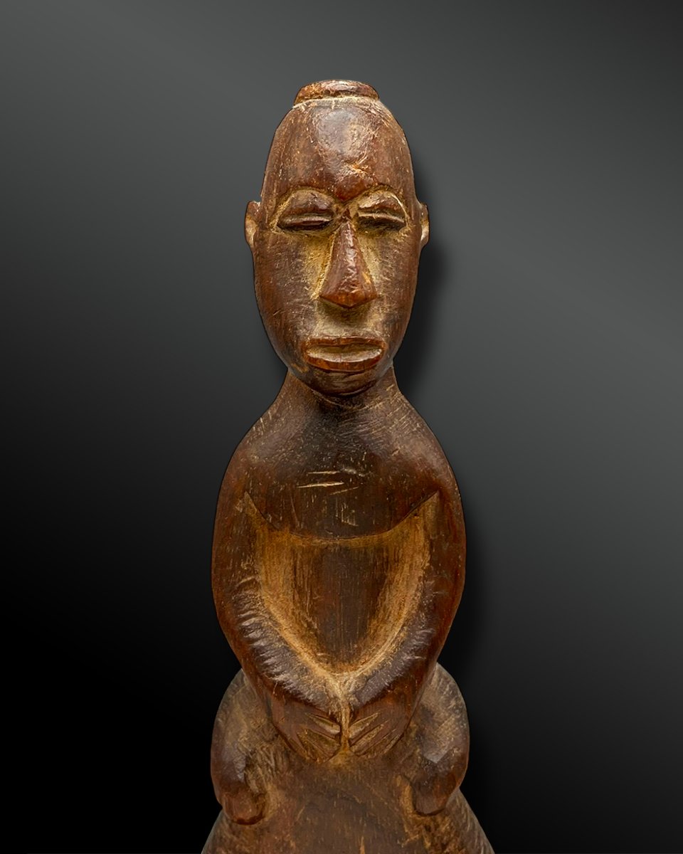 LANCE-PIERRE Culture Lobi, Burkina Faso Première moitié du XXème siècle Bois-photo-2