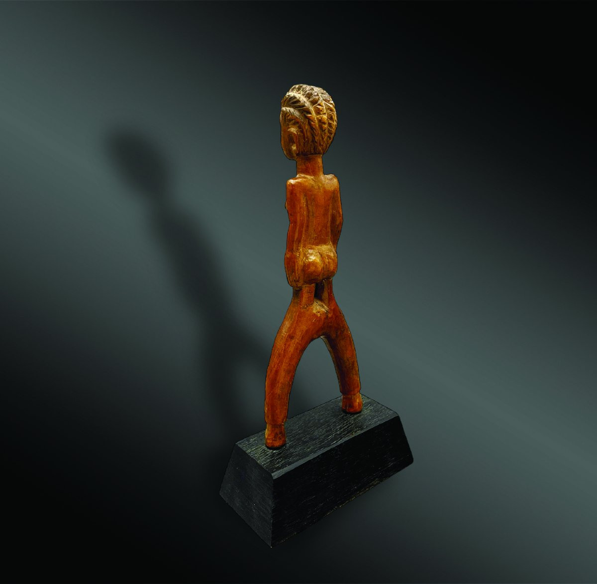 Slingshot Baoulé Culture, Ivory Coast First Half Of The 20th Century Wood -photo-3