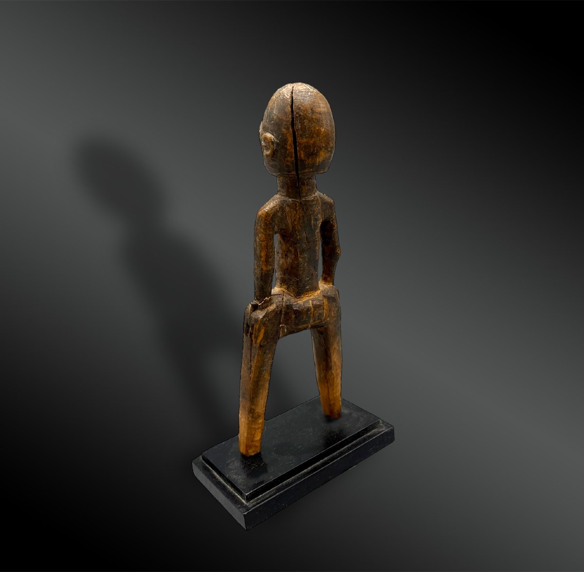 LANCE-PIERRE Culture Lobi, Burkina Faso Première moitié du XXème siècle Bois et clou -photo-3