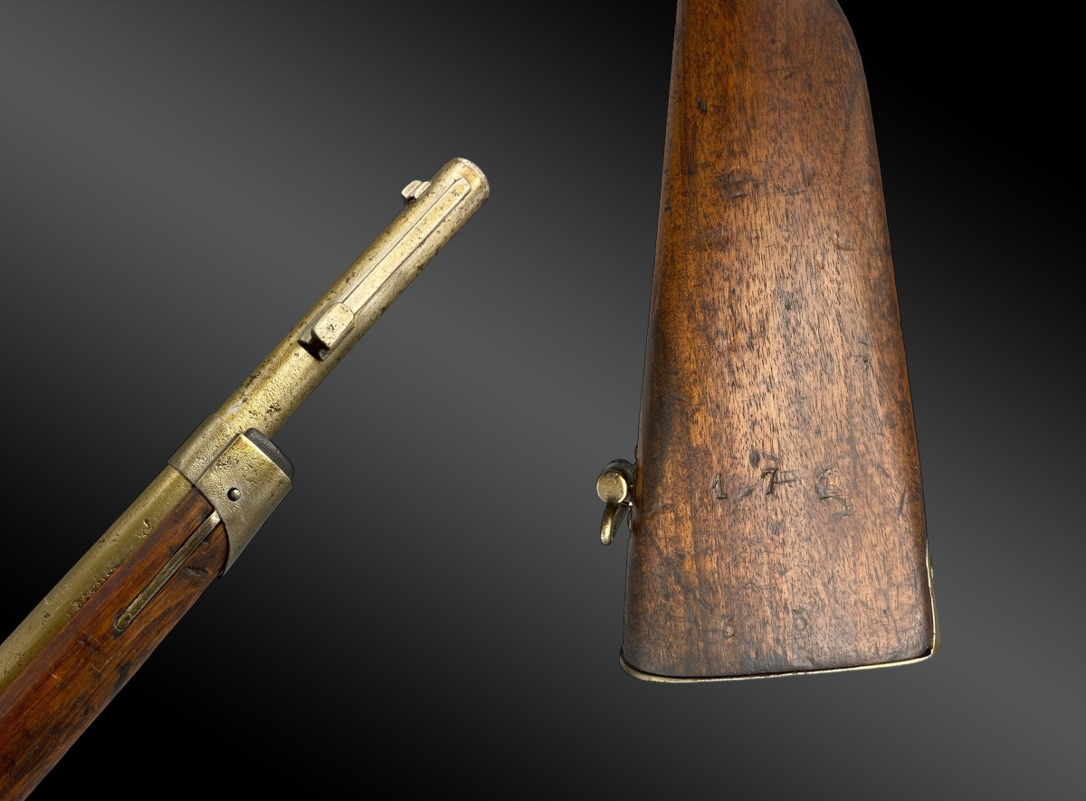 FUSIL SCOLAIRE TYPE CARABINE GRAS. ANDREUX France, XIXème siècle.-photo-4