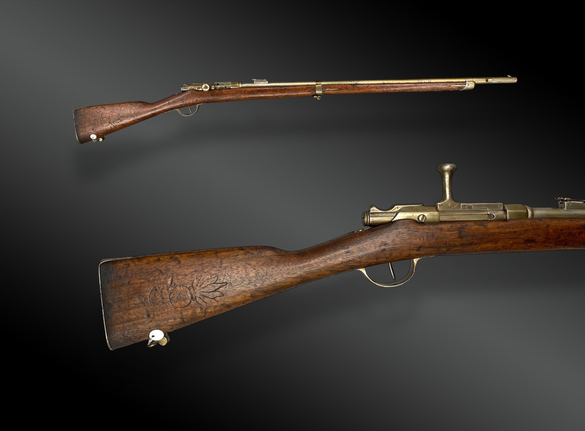 FUSIL SCOLAIRE TYPE CARABINE GRAS. ANDREUX France, XIXème siècle.