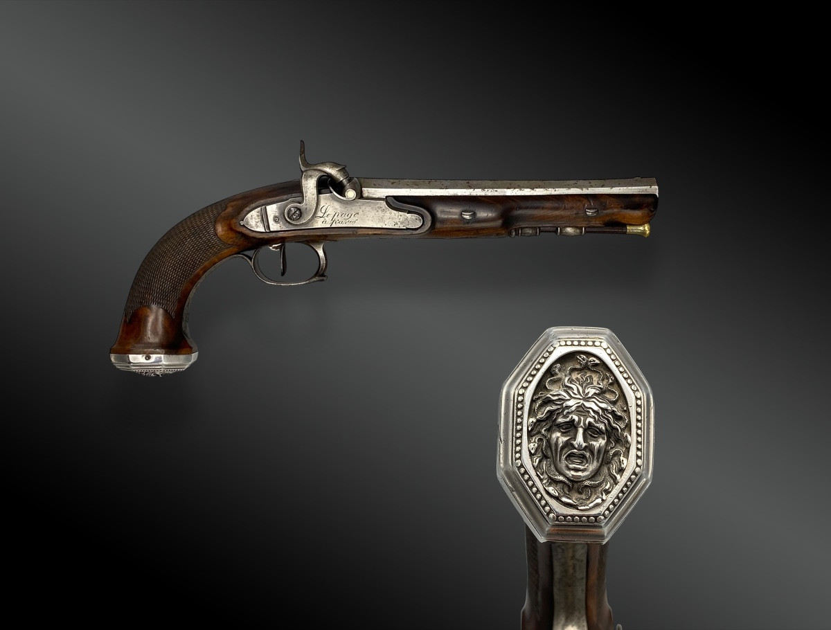 PISTOLET D’OFFCIER GENERAL, par LEPAGE Arquebusier de sa Majesté. France 1er Empire.