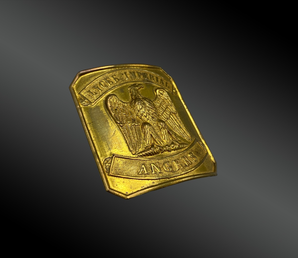 Belt Plate: Imperial High School Anger France, Second Empire Period-photo-2