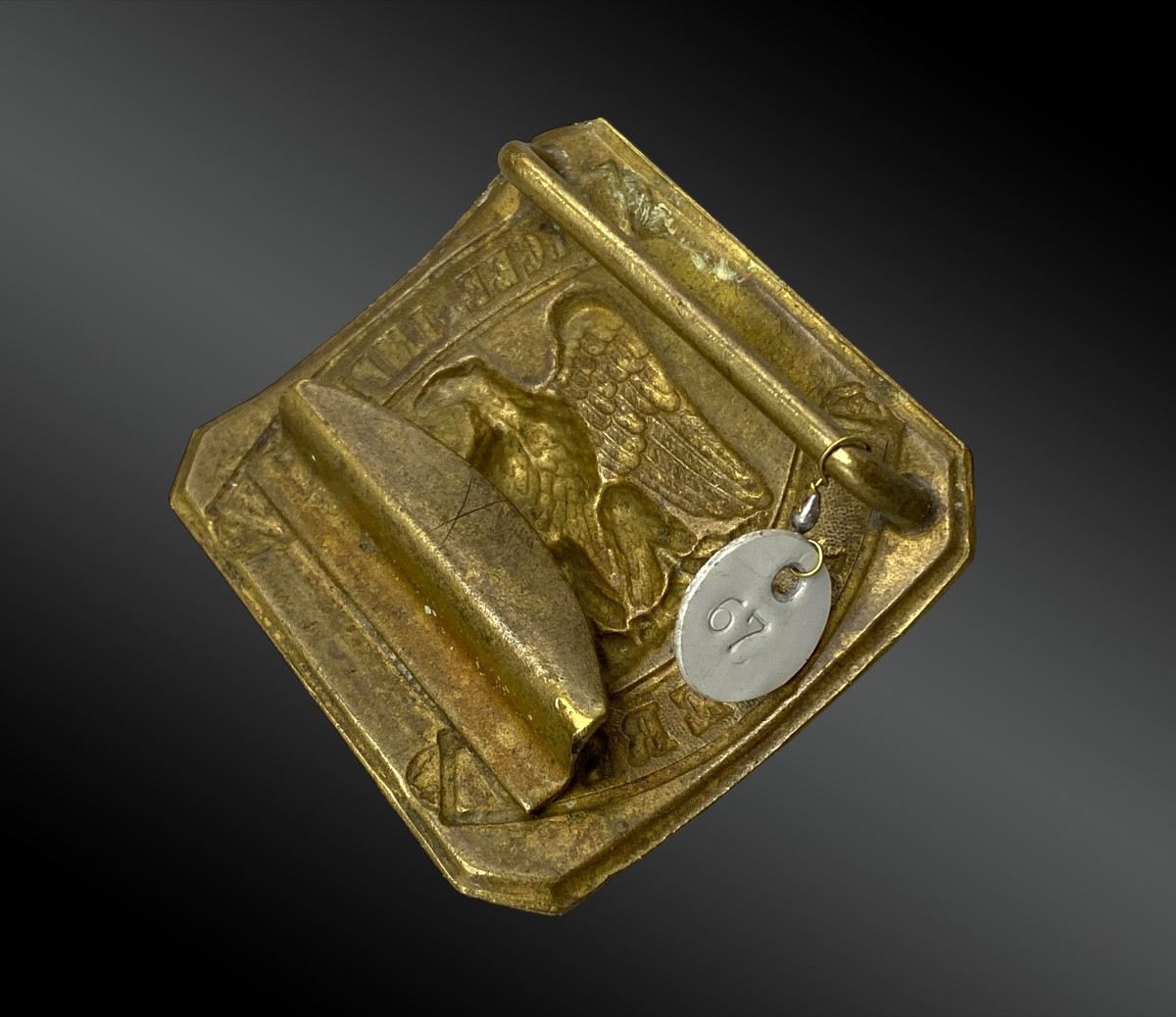 Belt Plate: Imperial High School Anger France, Second Empire Period-photo-3