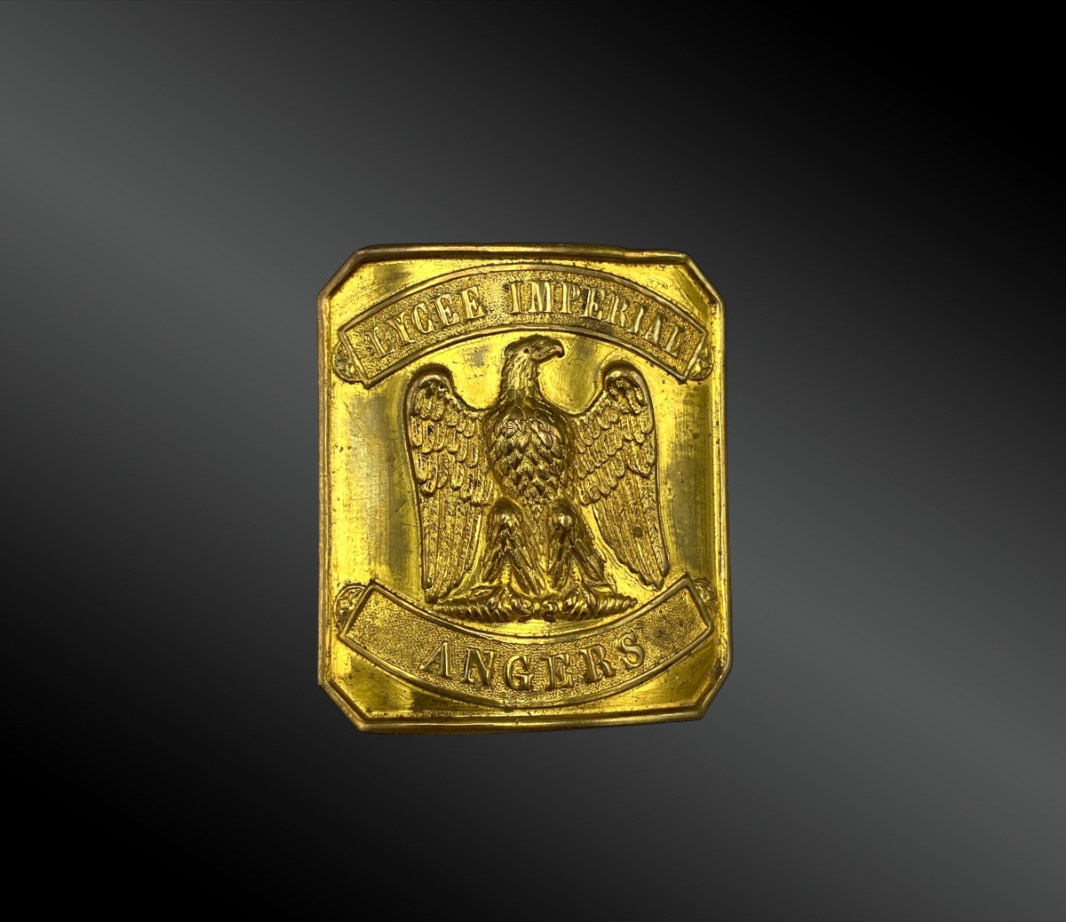 Belt Plate: Imperial High School Anger France, Second Empire Period