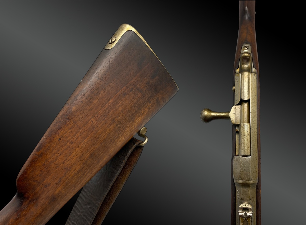 FUSIL SCOLAIRE TYPE CARABINE GRAS. De tir ; fabrication spéciale des écoles France.-photo-1