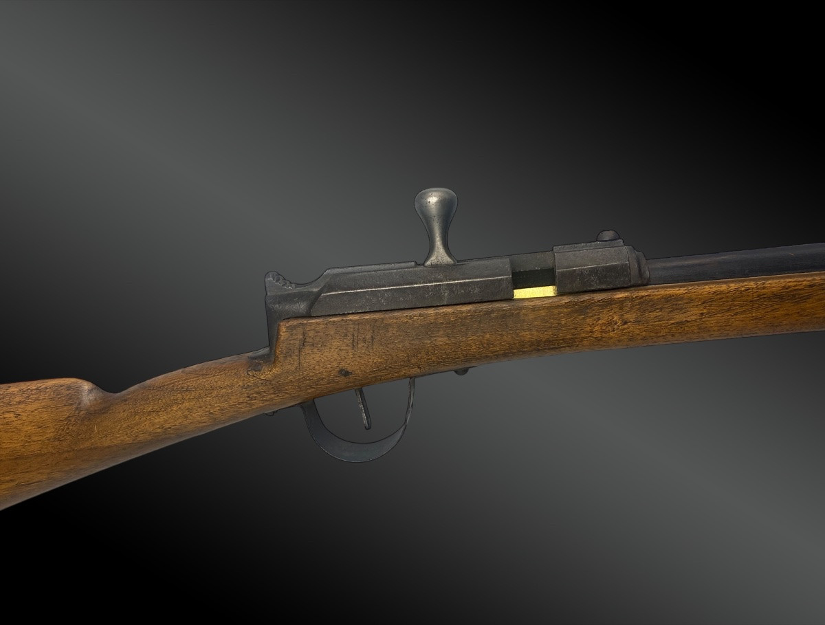 School Rifle Type Carabine Gras. F. Thibaut. Wooden Barrel-photo-3
