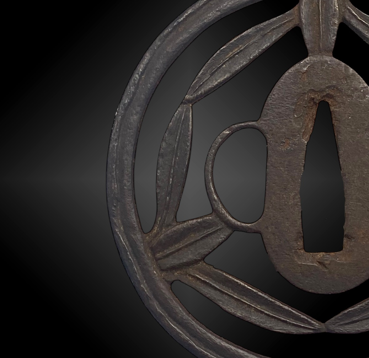 TSUBA NAGAMARU GATA. JAPON – Période Edo (1606 – 1868)-photo-3