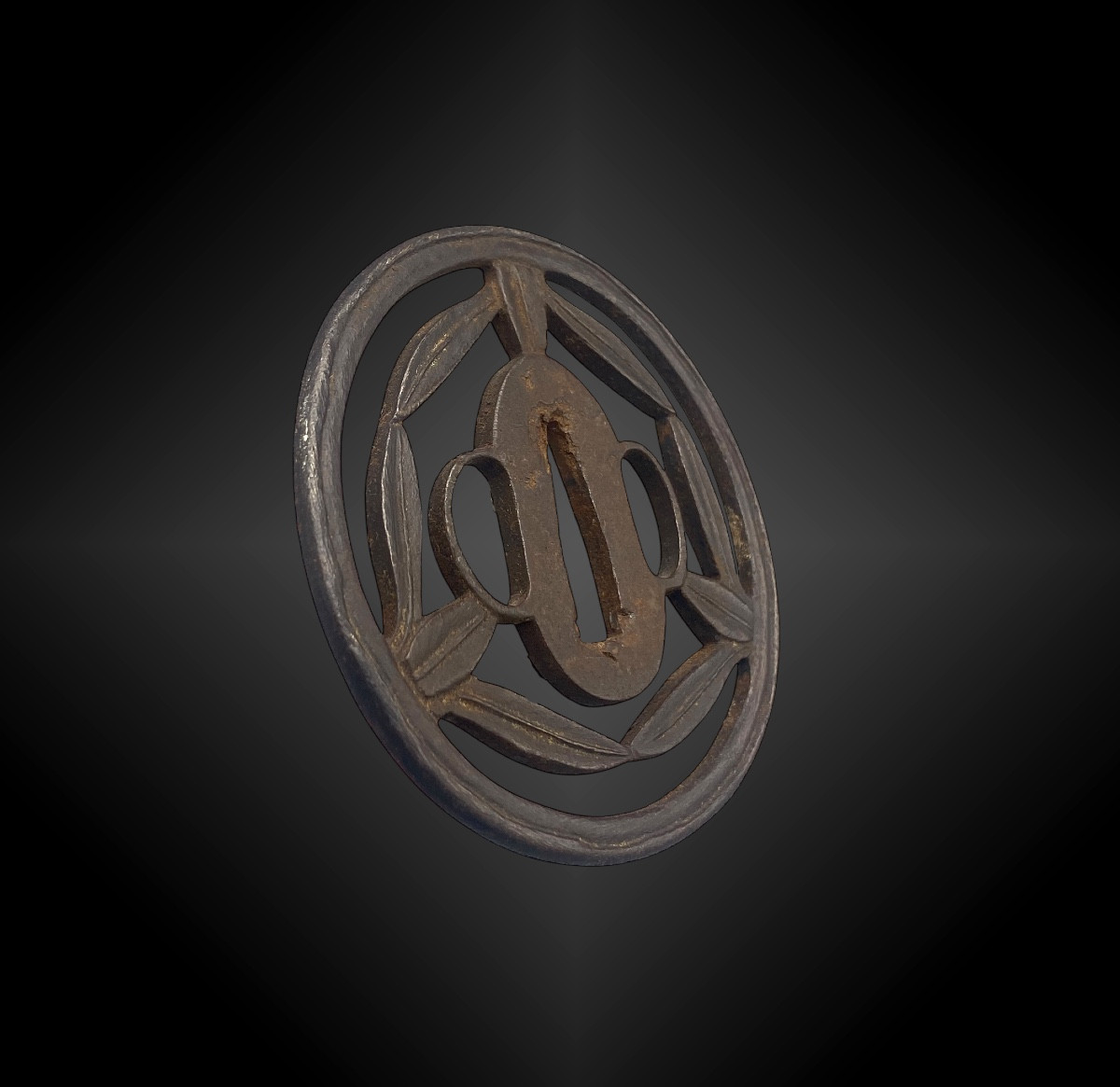 TSUBA NAGAMARU GATA. JAPON – Période Edo (1606 – 1868)