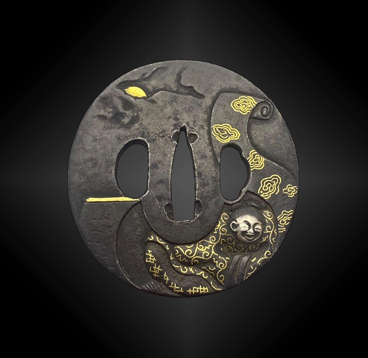 Tsuba Nagamaru Gata. Japan – Edo Period (1606 – 1868)