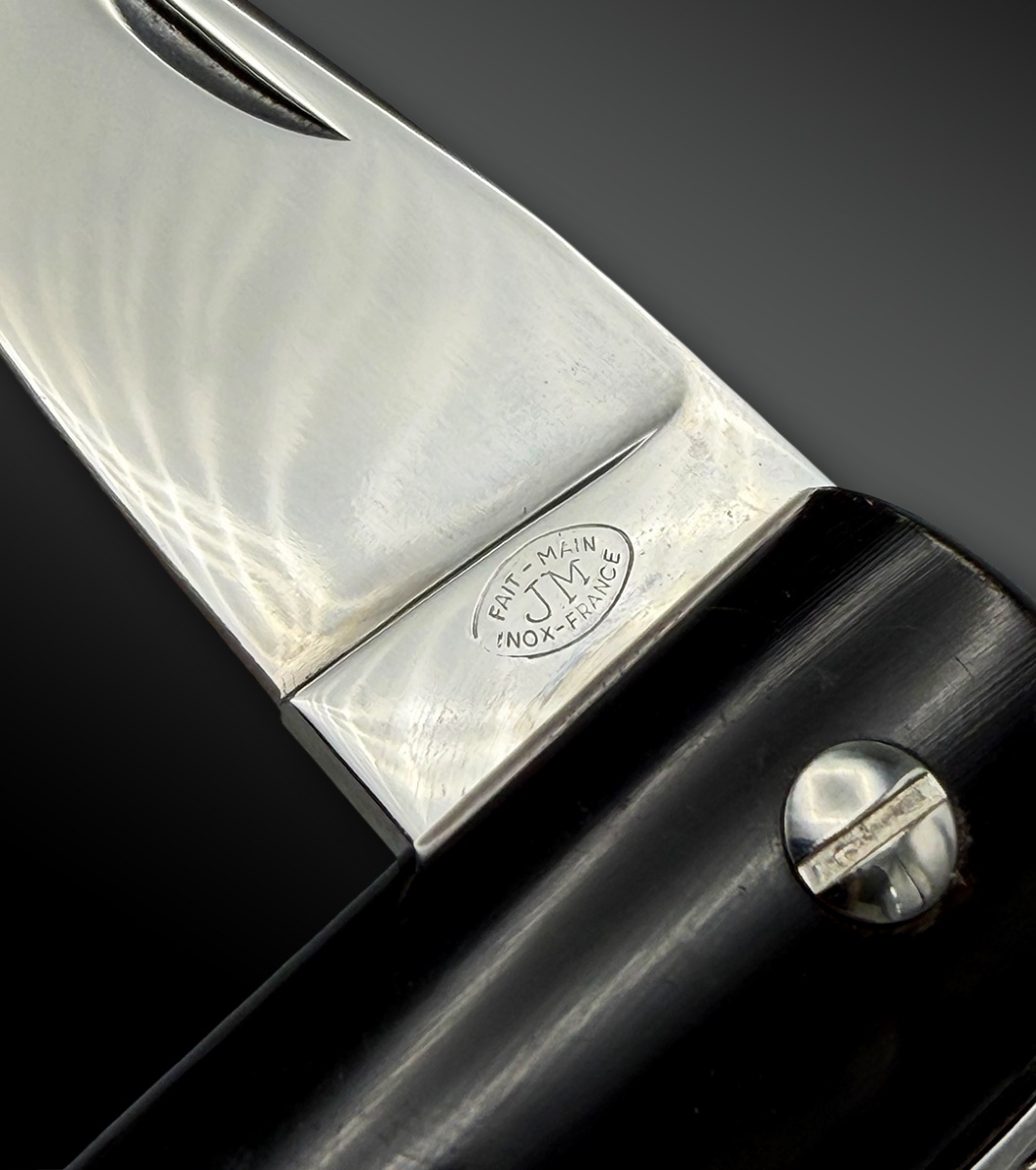 Jacques Mongin Folding Knife - Nogent, France - Circa 1980-photo-3