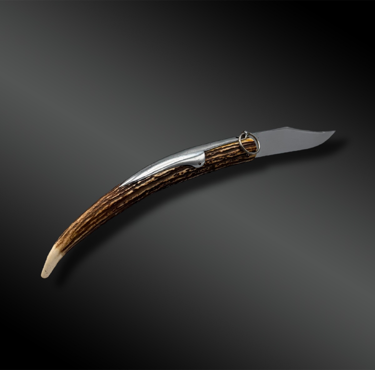 Hunting Knife Alain Saint-joanis - France - 20th Century-photo-4