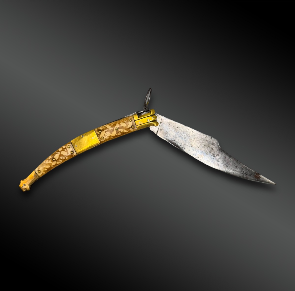 COUTEAU pliant appelé Navaja - Espagne - XIXème siècle-photo-4