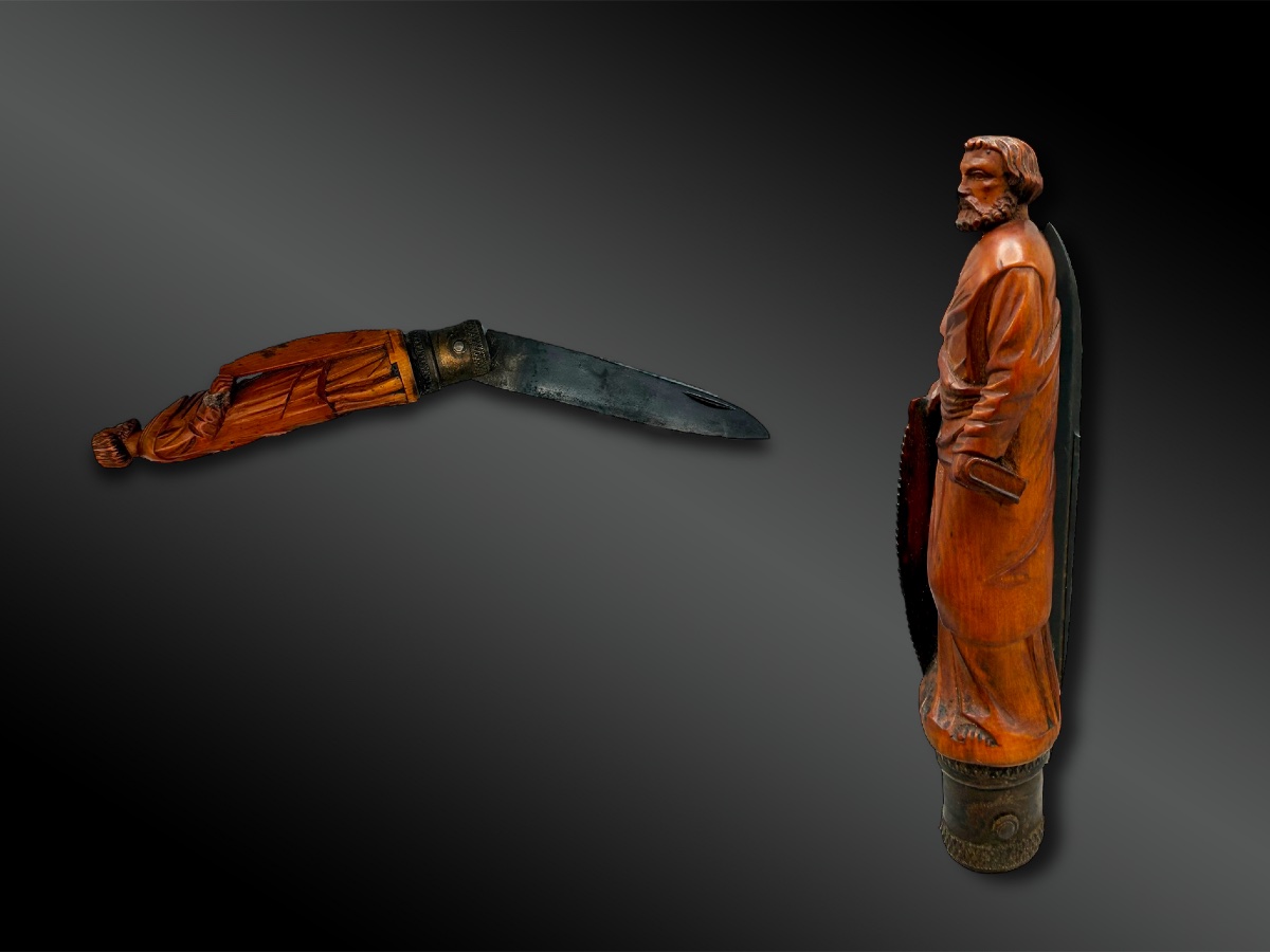 Jouault Folding Knife In Lisieux - France - 19th Century-photo-3