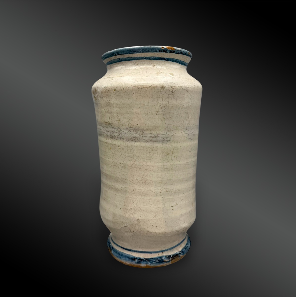 Apothecary Jar Called Albarello - Central Italy - Dated 1631 -photo-3